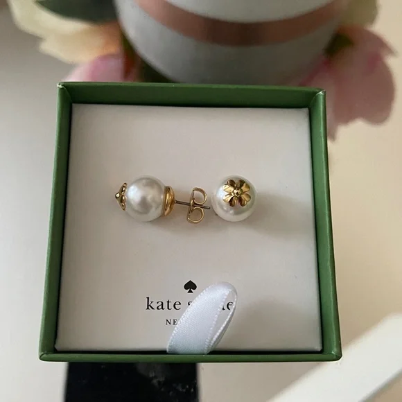 Kate Spade New York "Pearls On Pearls" stud earrings - Picture 6 of 10